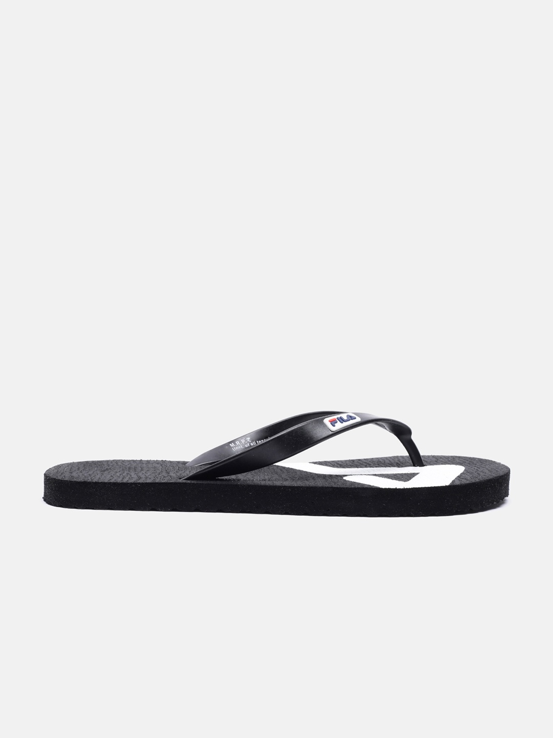 

FILA Men Black & White Printed Thong Flip-Flops