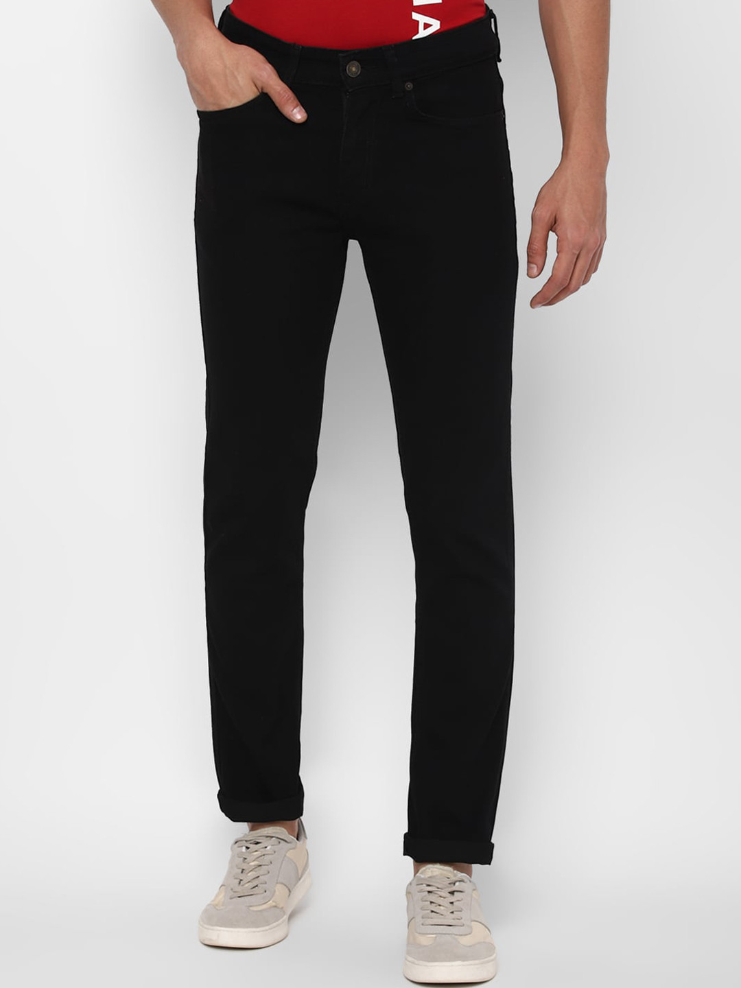 

FOREVER 21 Men Black Stretchable Jeans