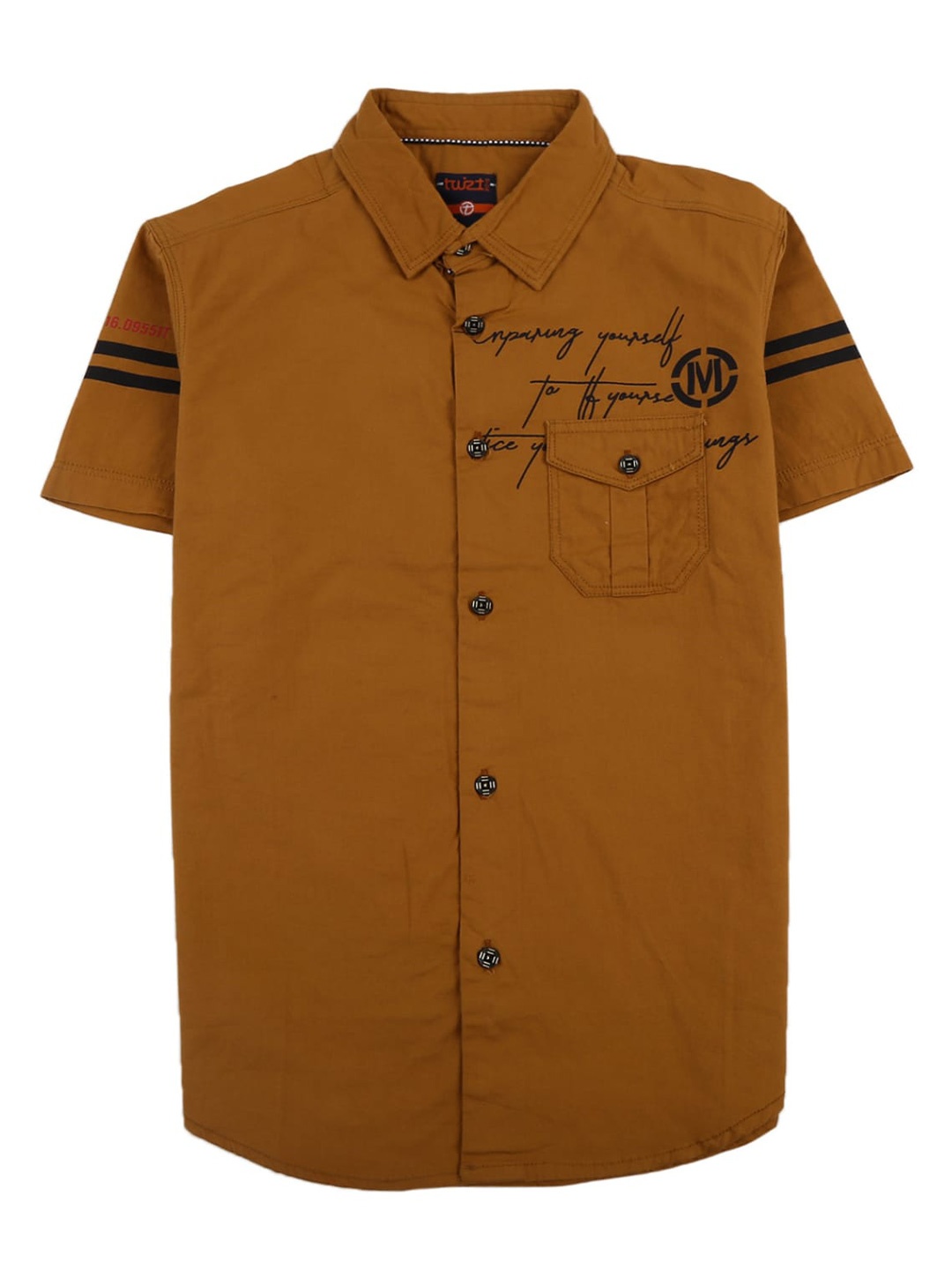 

V-Mart Boys Beige Classic Casual Shirt