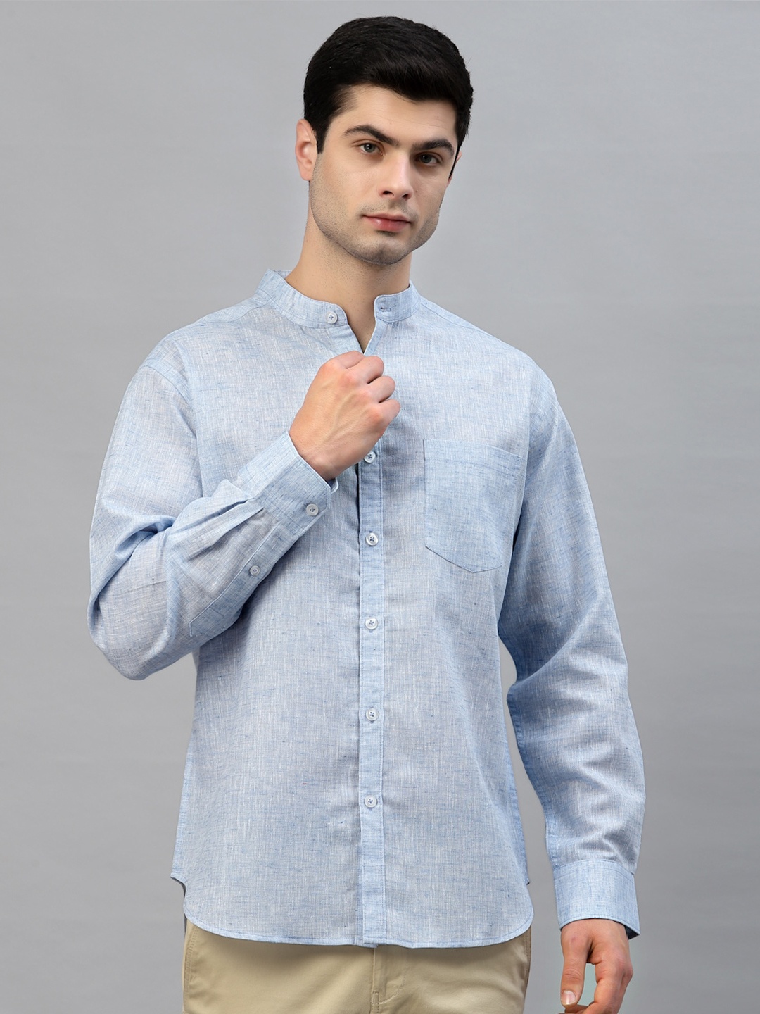 

Style Quotient Men Blue Comfort Regular Fit Casual Shirt