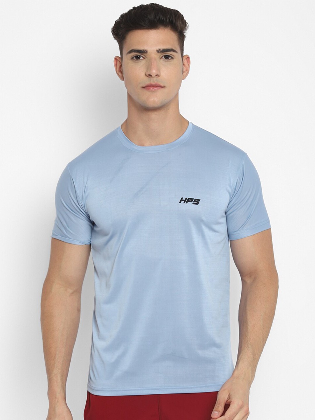

HPS Sports Men Blue Running T-shirt