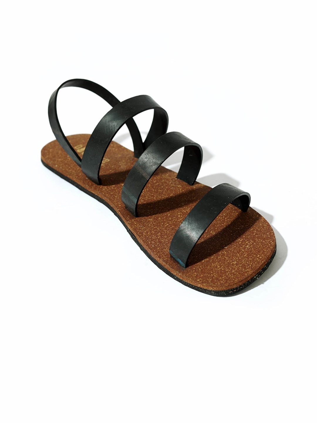 

Paaduks Women Black Open Toe Flats