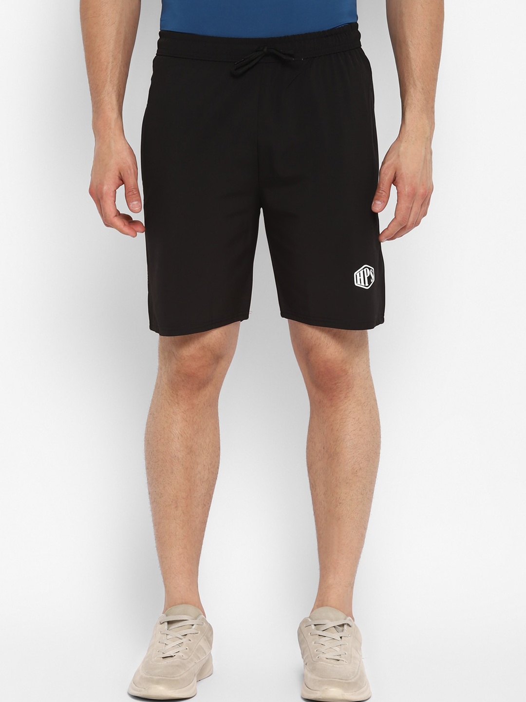 

HPS Sports Men Black Running Sports Shorts