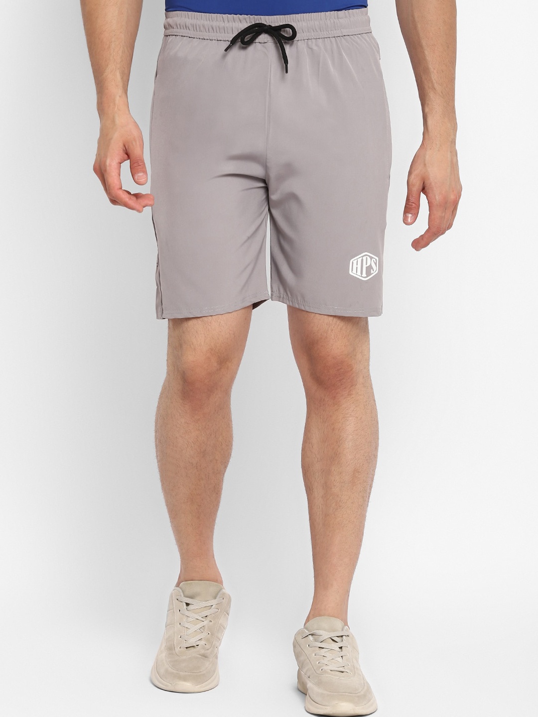 

HPS Sports Men Silver-Toned Running Sports Shorts