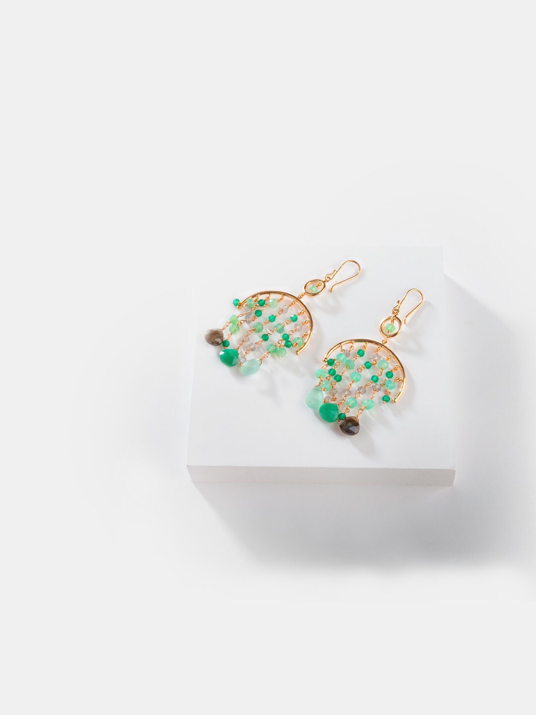 

SHAYA Gold-Plated 925 Silver Contemporary Drop Earrings