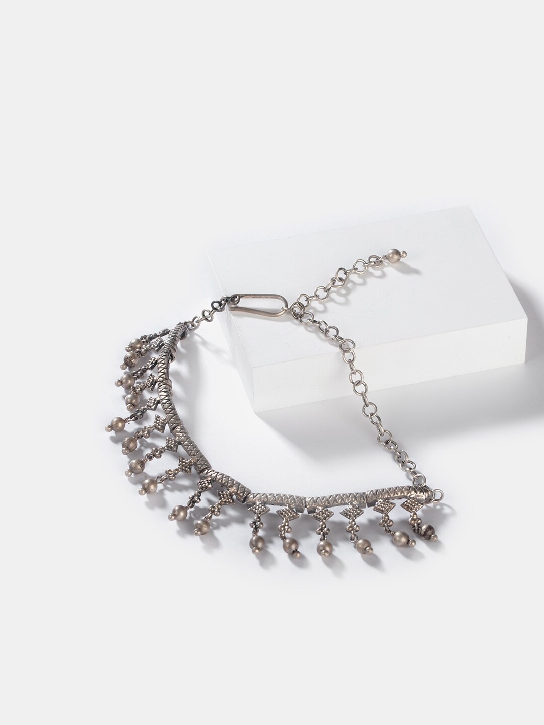 

SHAYA 925 Silver Antique Temple Visit Anklet