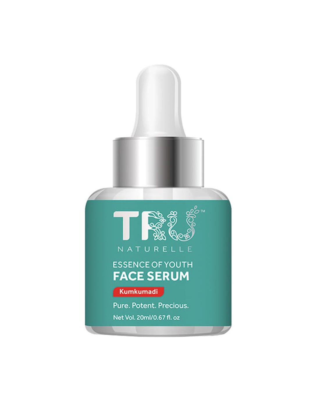 

TRU NATURELLE Essence of Youth Face Serum with 27 Potent Natural Extracts - 20ml, Green