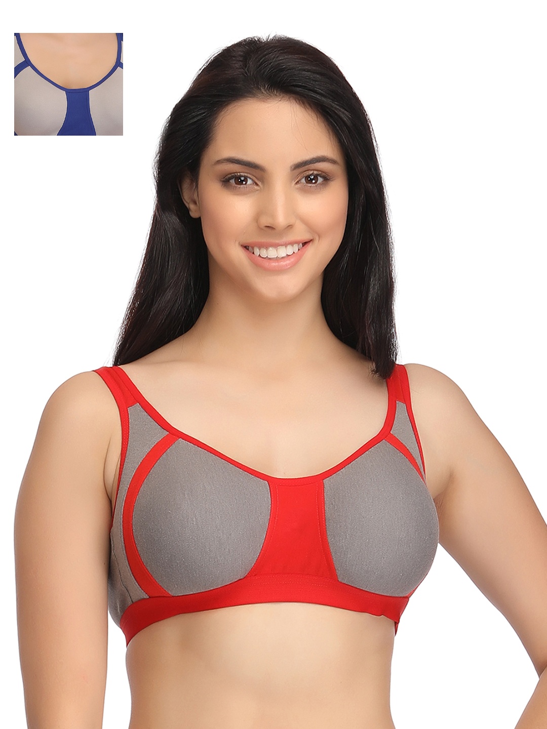 

Clovia Pack Of 2 Bra, Red