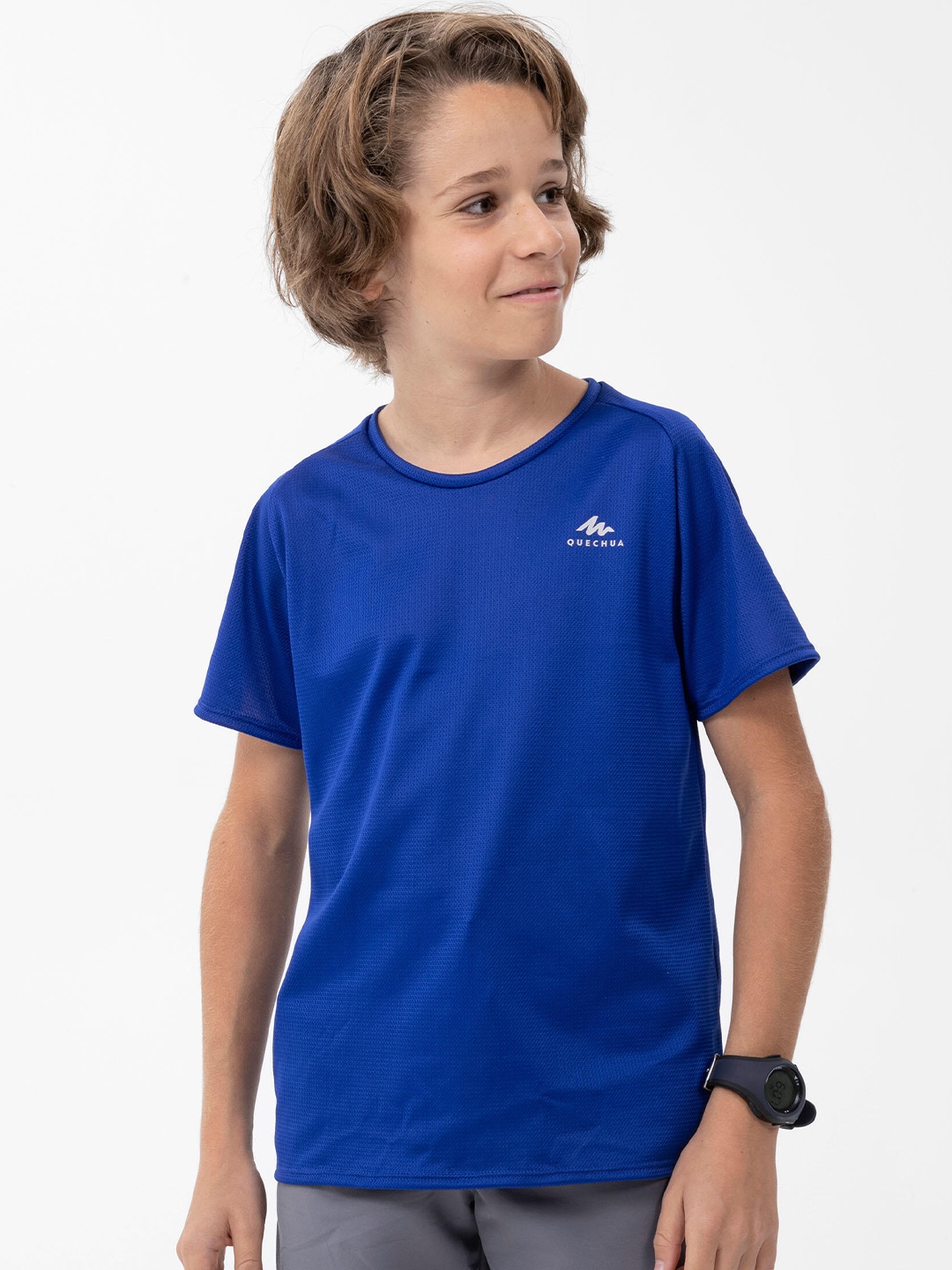 

Quechua By Decathlon Boys Blue Running T-shirt