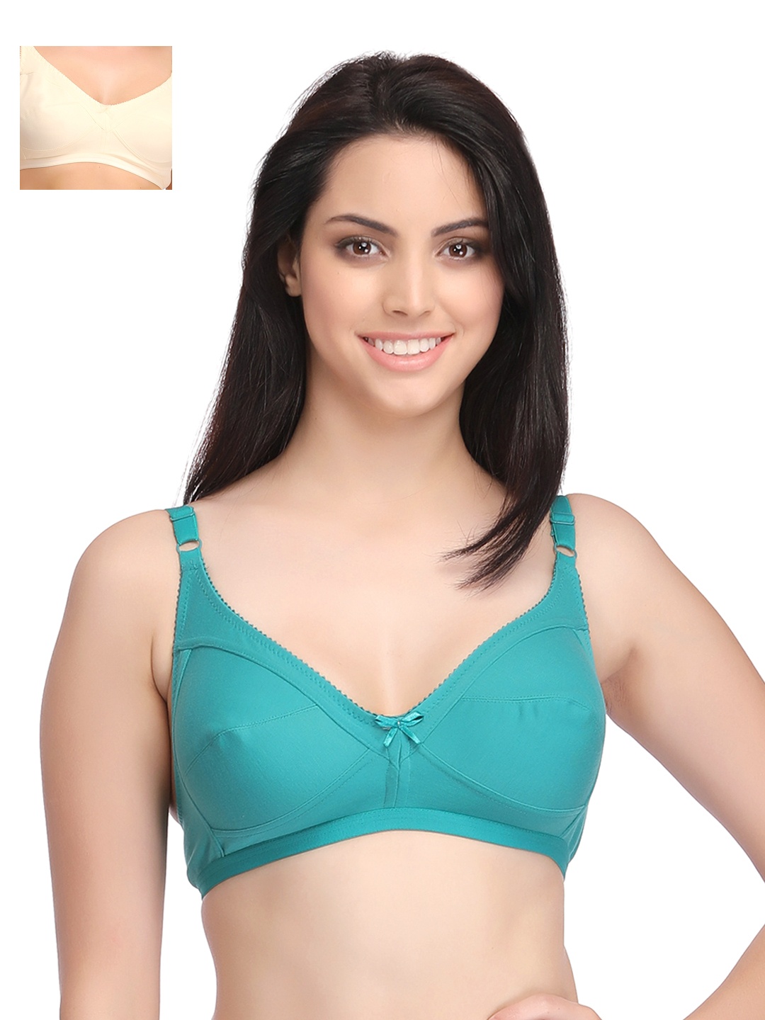 

Clovia Pack Of 2 Bra, Green