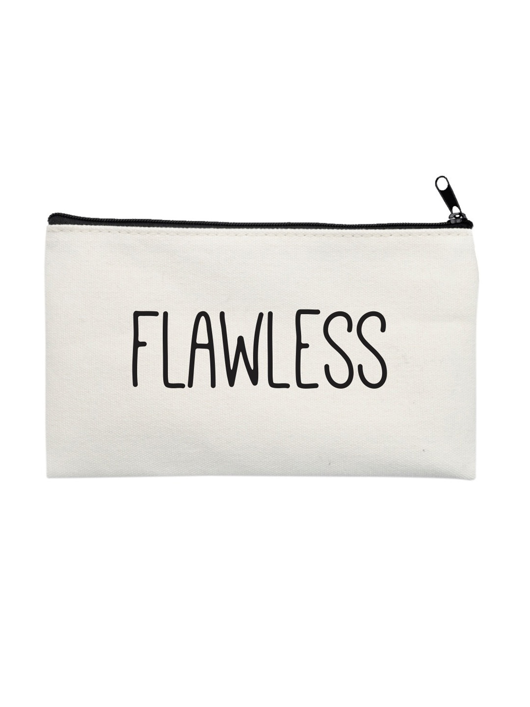 

The Art People Off White Printed Multi Purpose Canvas Pouch