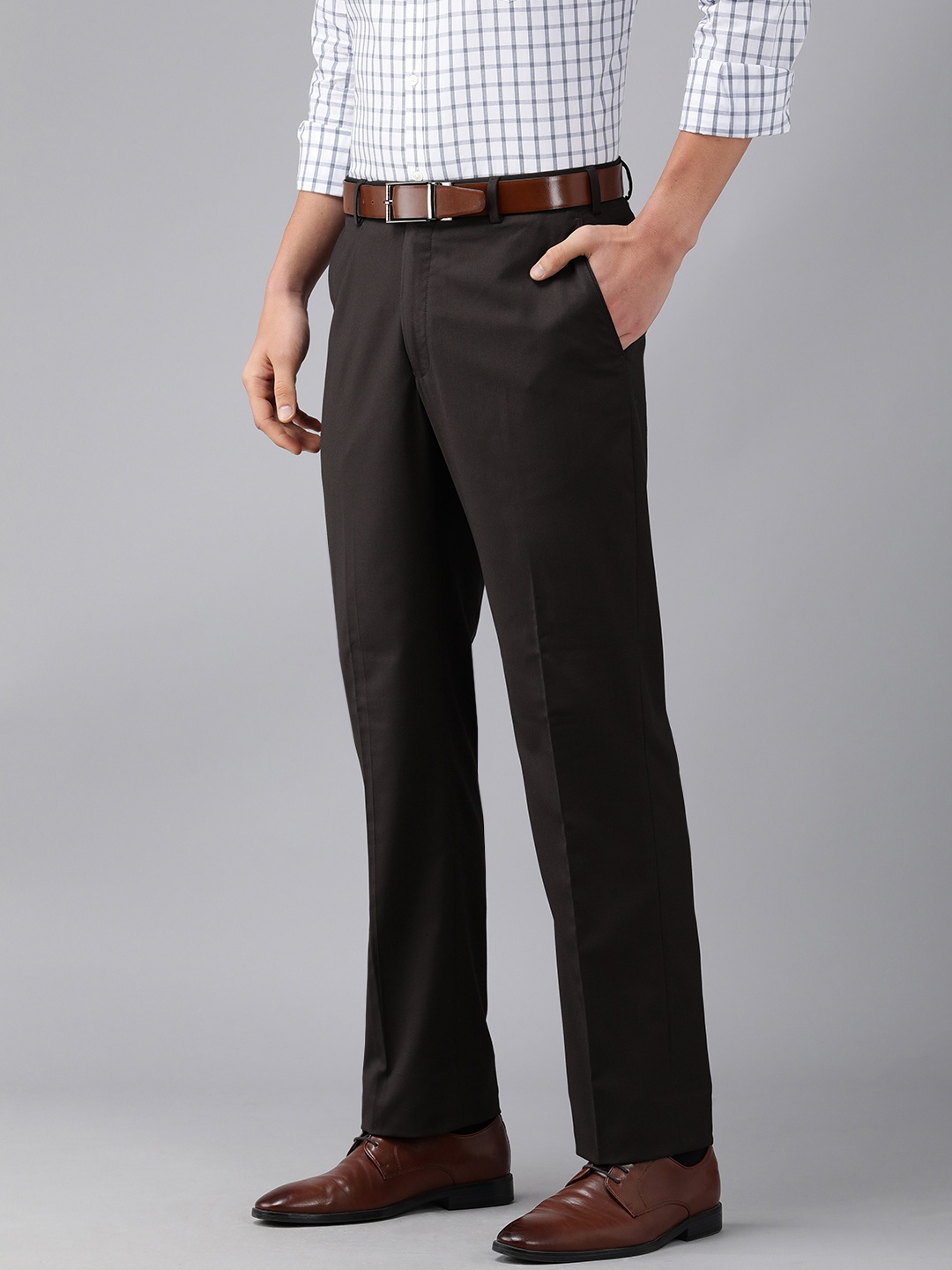 

Park Avenue Men Brown Trousers