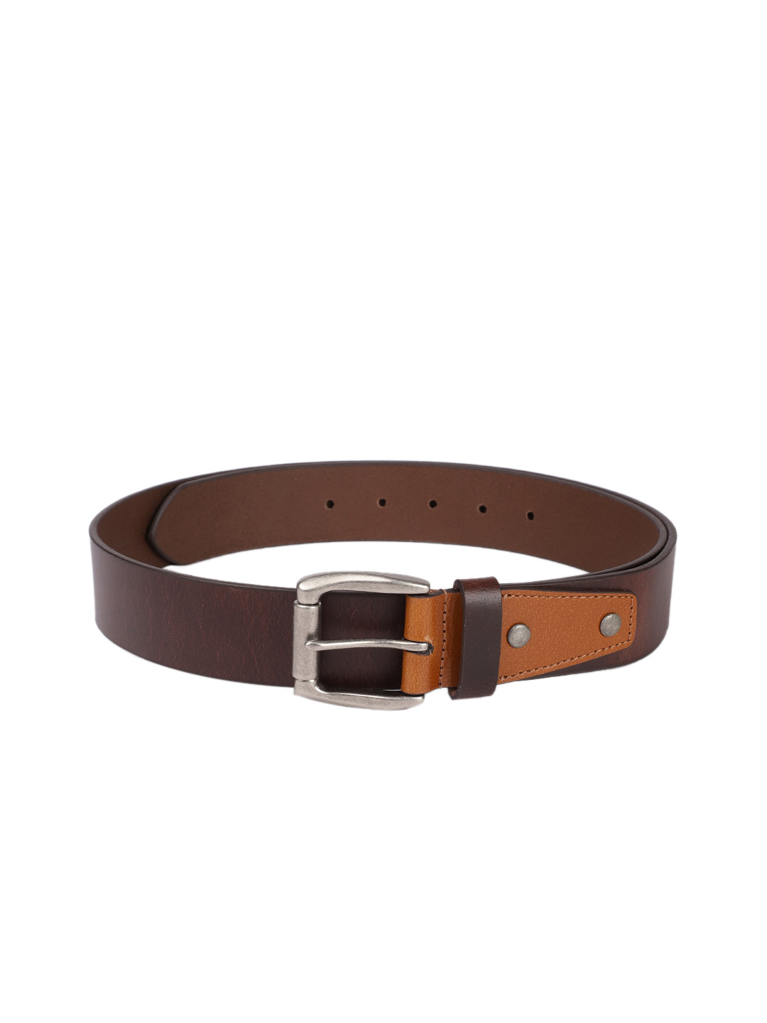 

Levis Men Brown Textured Leather Belt
