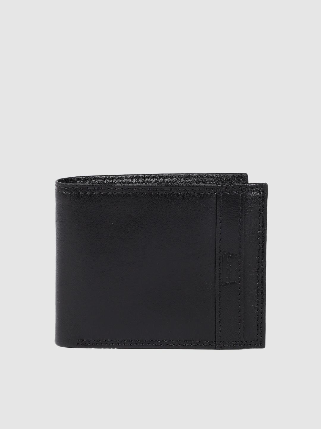 

Levis Men Black Leather Two Fold Wallet