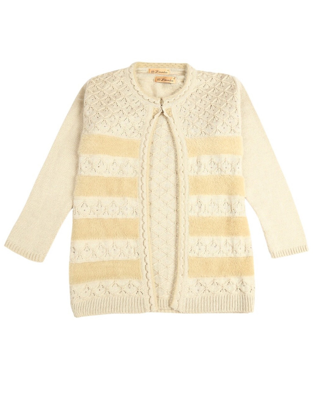 

V-Mart Beige Tie-Up Neck Top