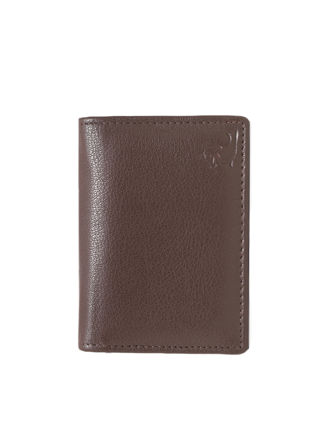 

Kara Unisex Leather Card Holder, Brown