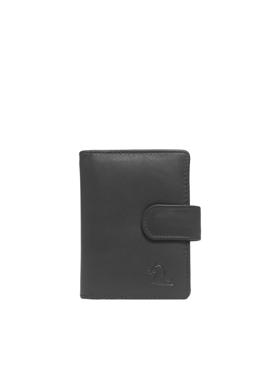 

Kara Men Black Solid Leather Card Holder