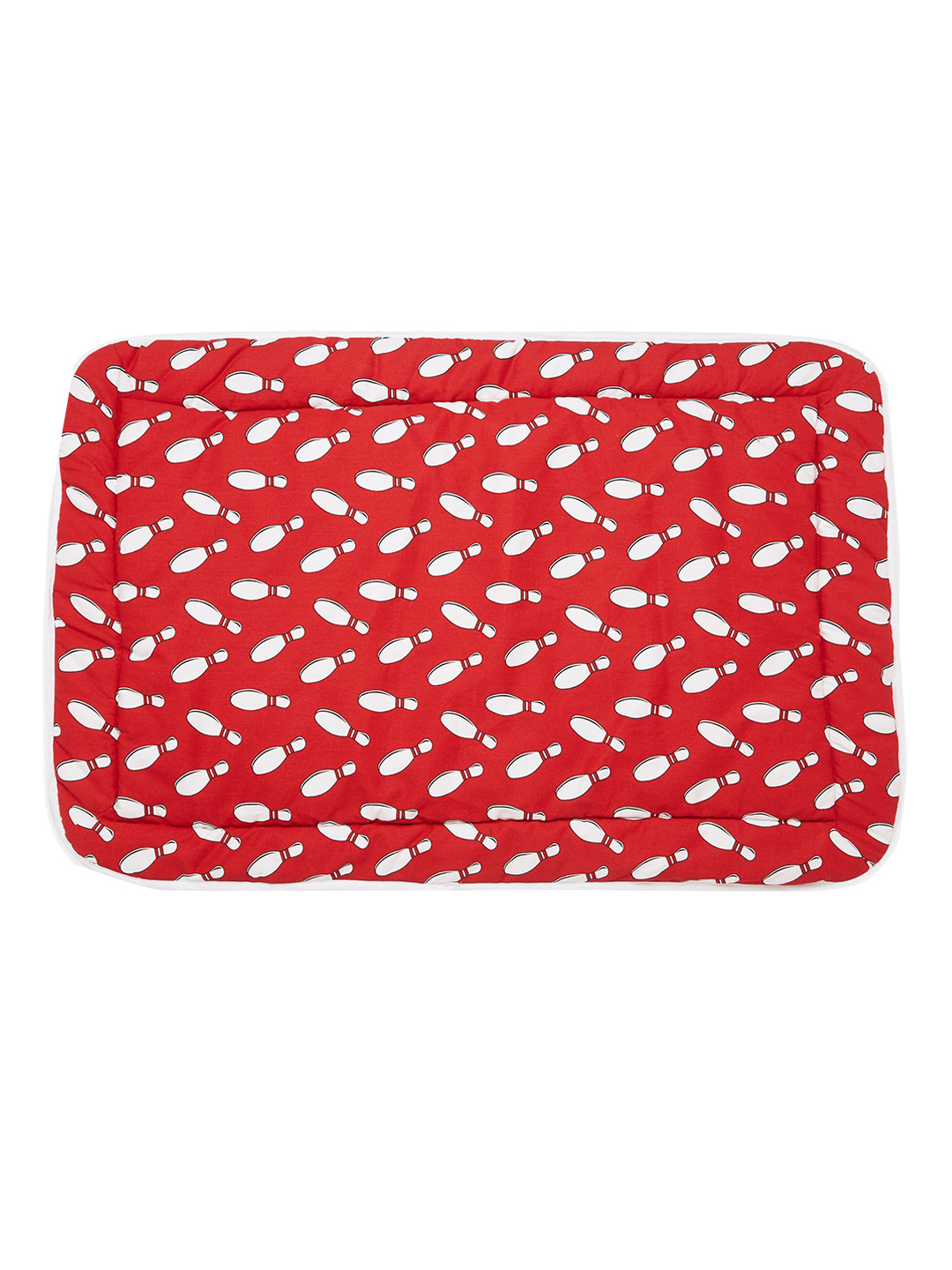 

thepawpstarco Red & White Printed Pet Sleeping Mat