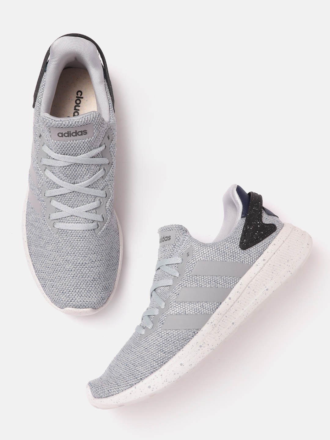 

ADIDAS Men Grey Woven Design Lite Racer BYD 2.0 Sneakers