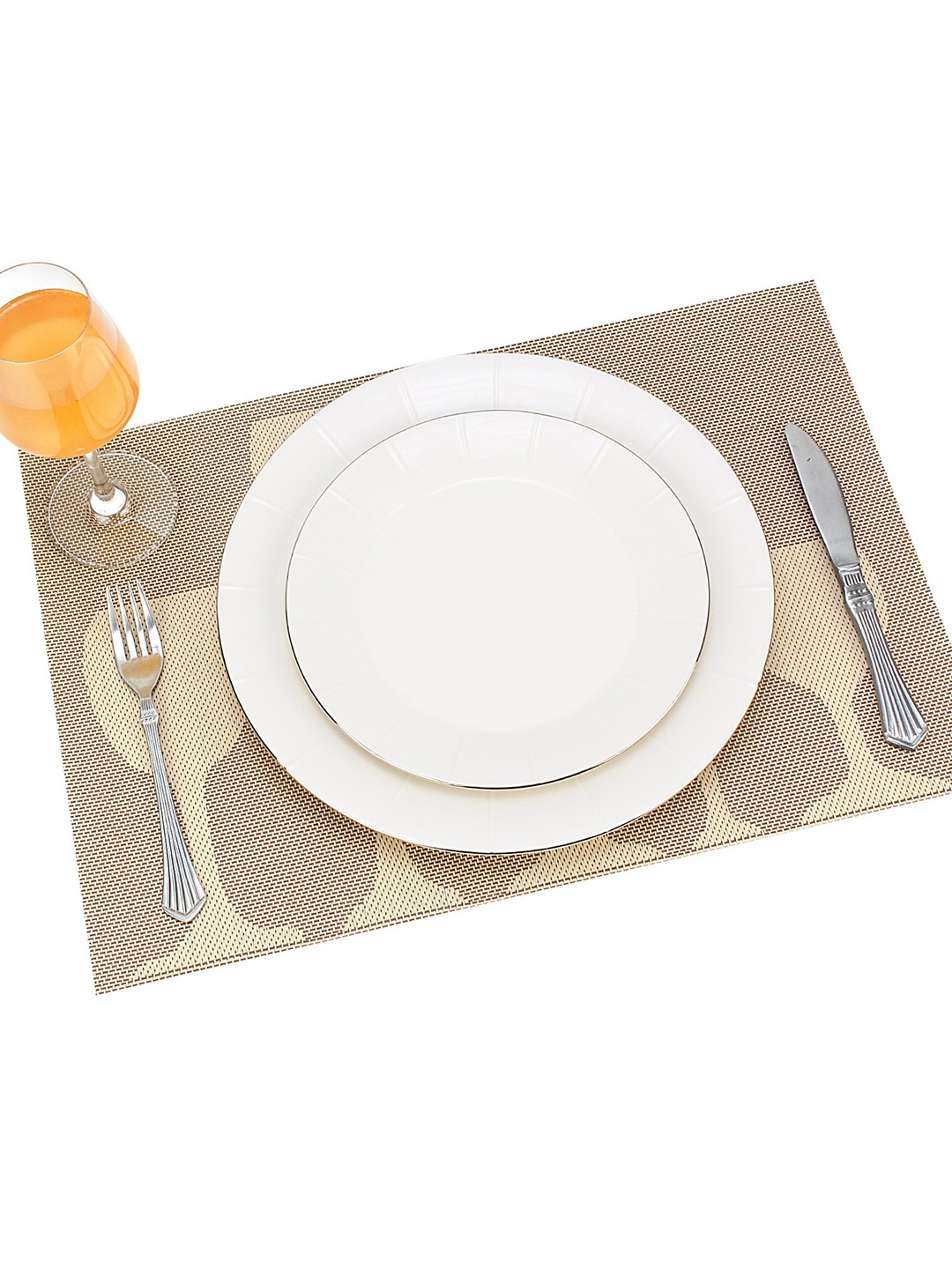 

SKYLOFTS Beige Pack of 4 Dining Table Mats