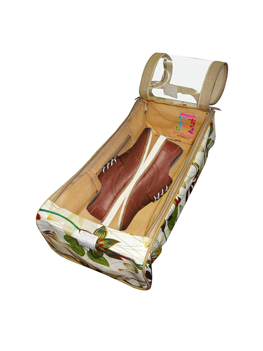 

atorakushon White & Green Printed Organisers