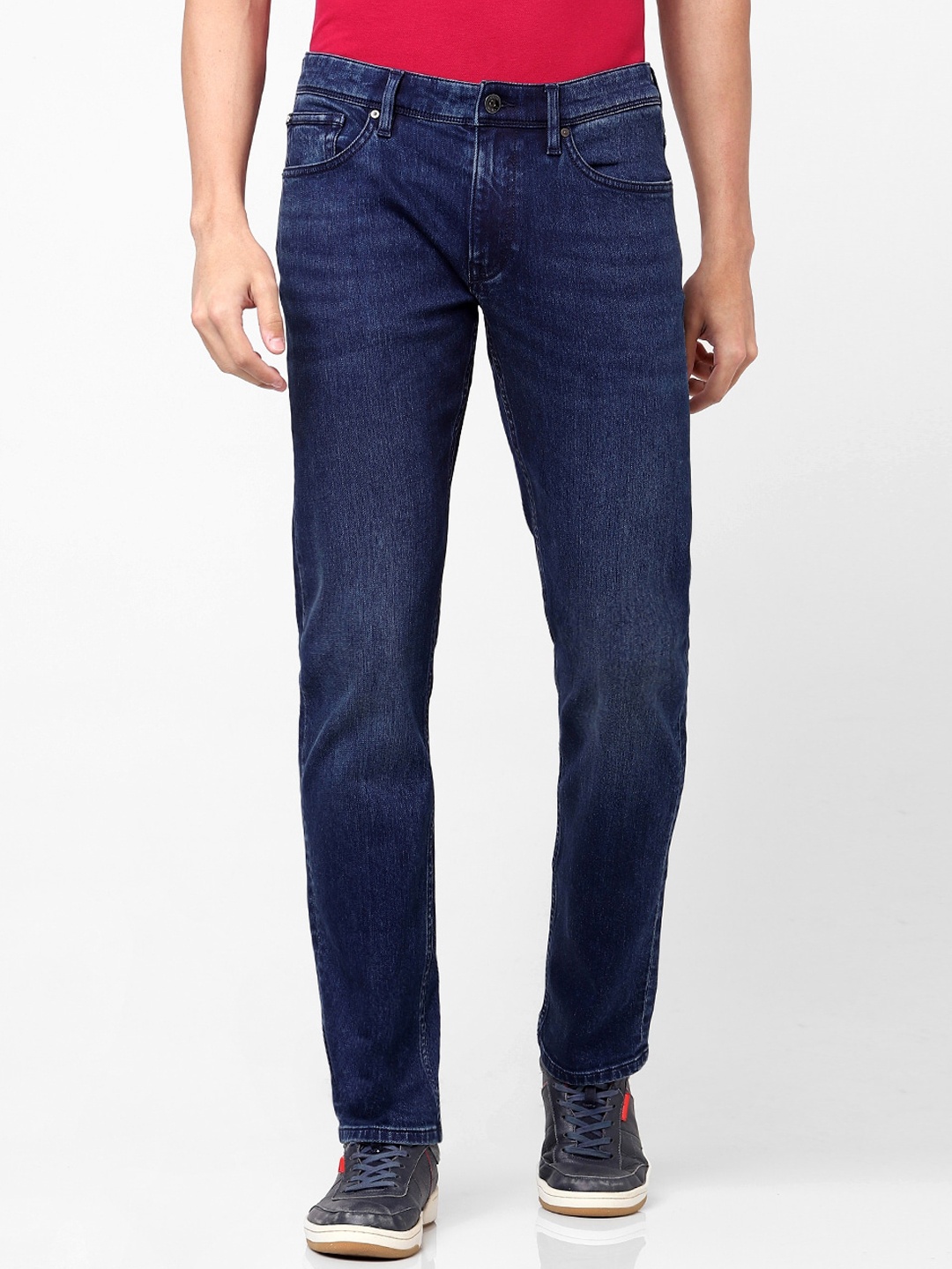 

Celio Men Blue Straight Fit Light Fade Jeans