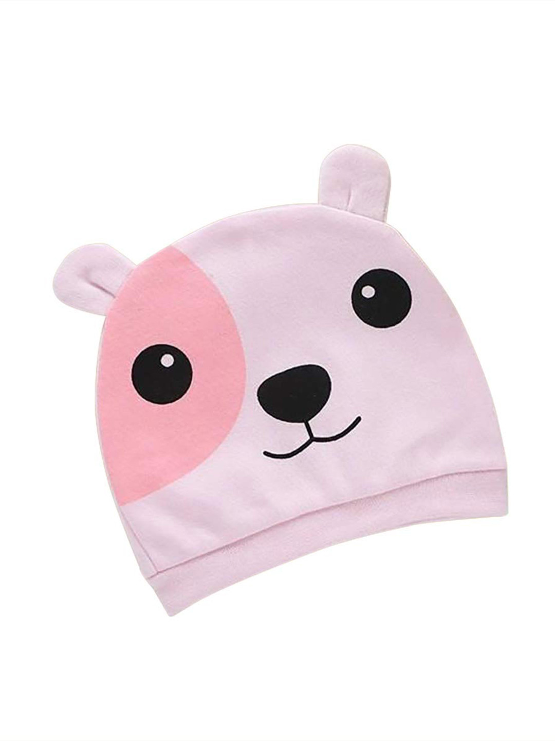 

SYGA Unisex Kids Pink Printed Beanie