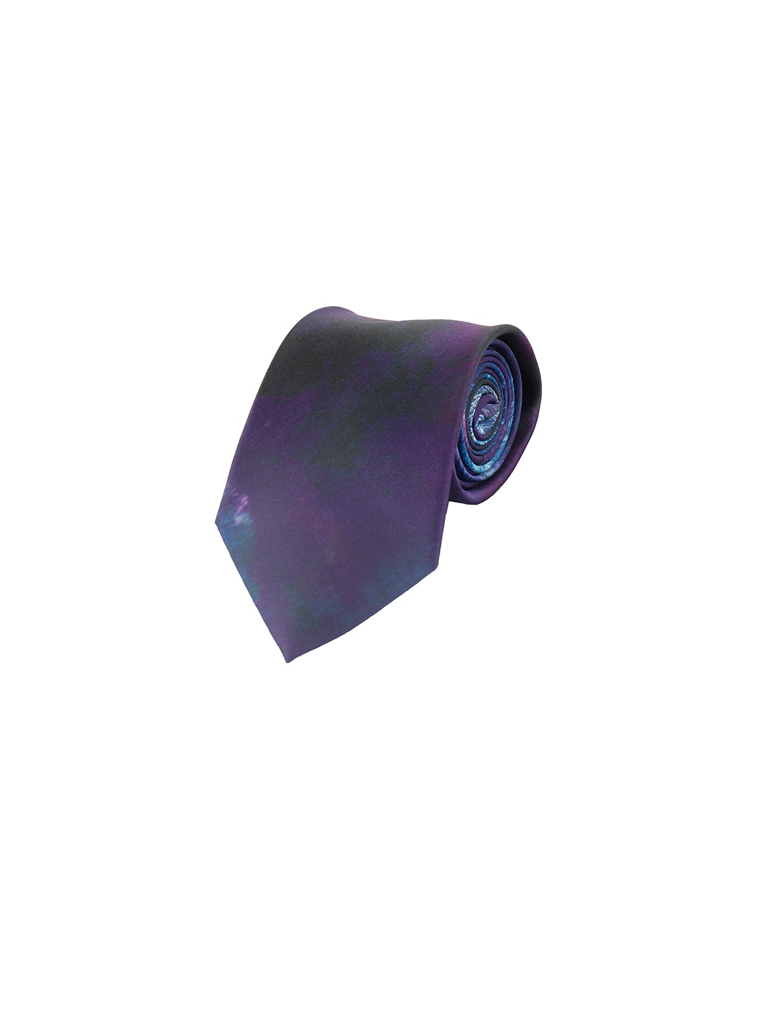 

Alvaro Castagnino Men Blue & Violet Printed Silk Broad Tie