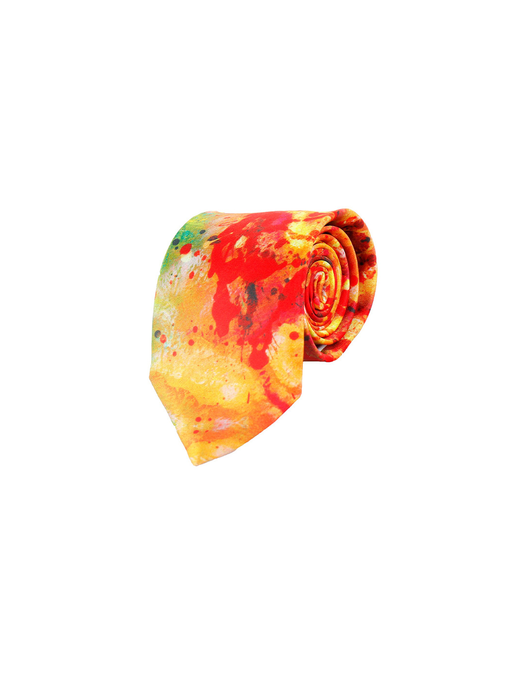 

Alvaro Castagnino Men Red & Yellow Printed Skinny Tie