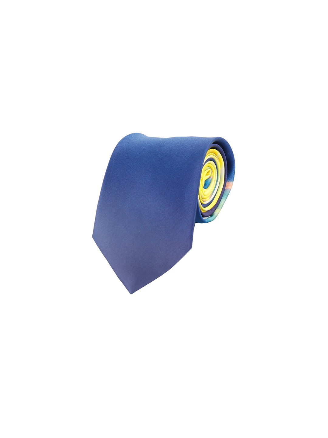 

Alvaro Castagnino Men Blue & Yellow Printed Silk Skinny Tie