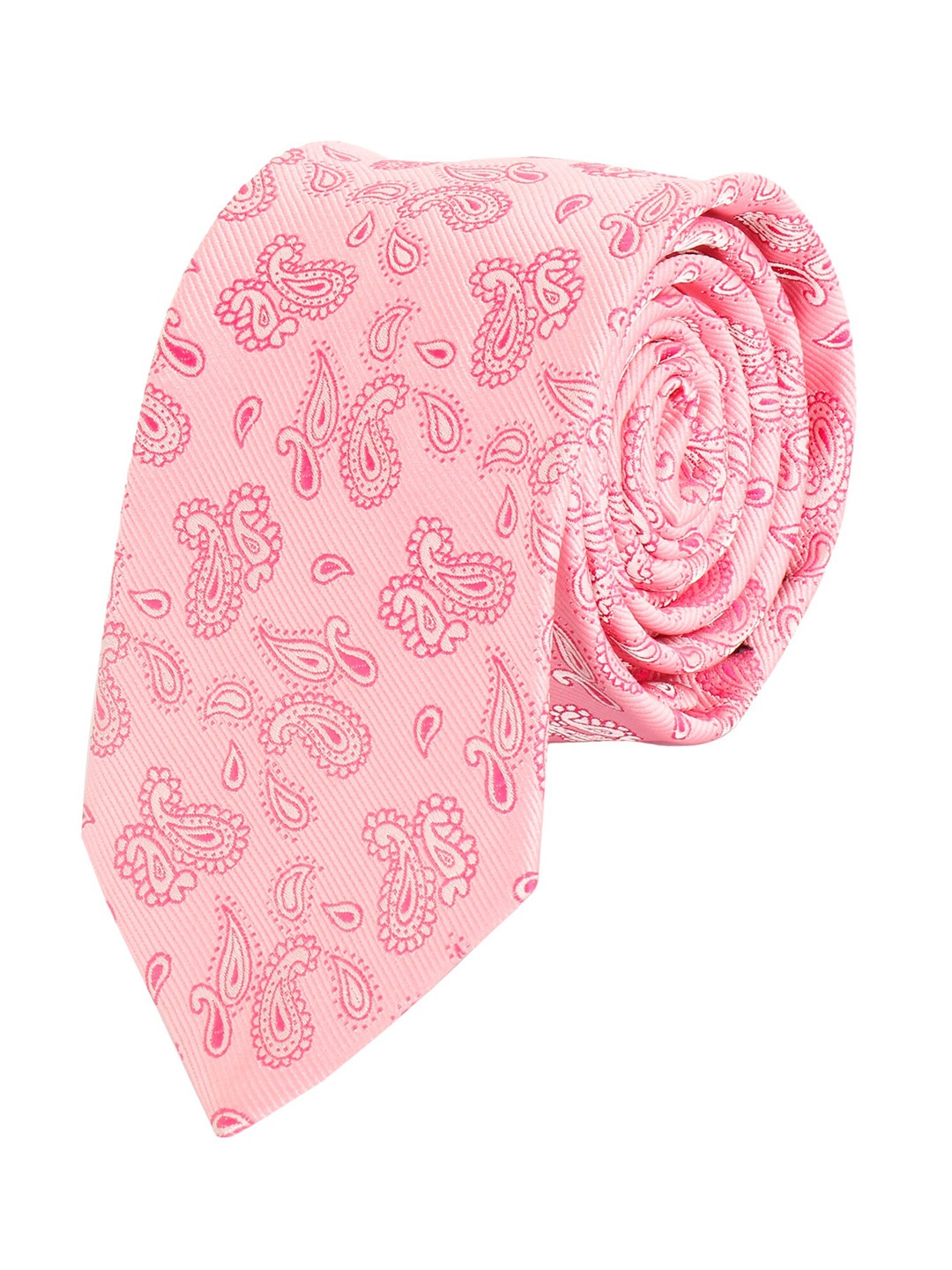 

Alvaro Castagnino Men Pink Woven Design Broad Tie