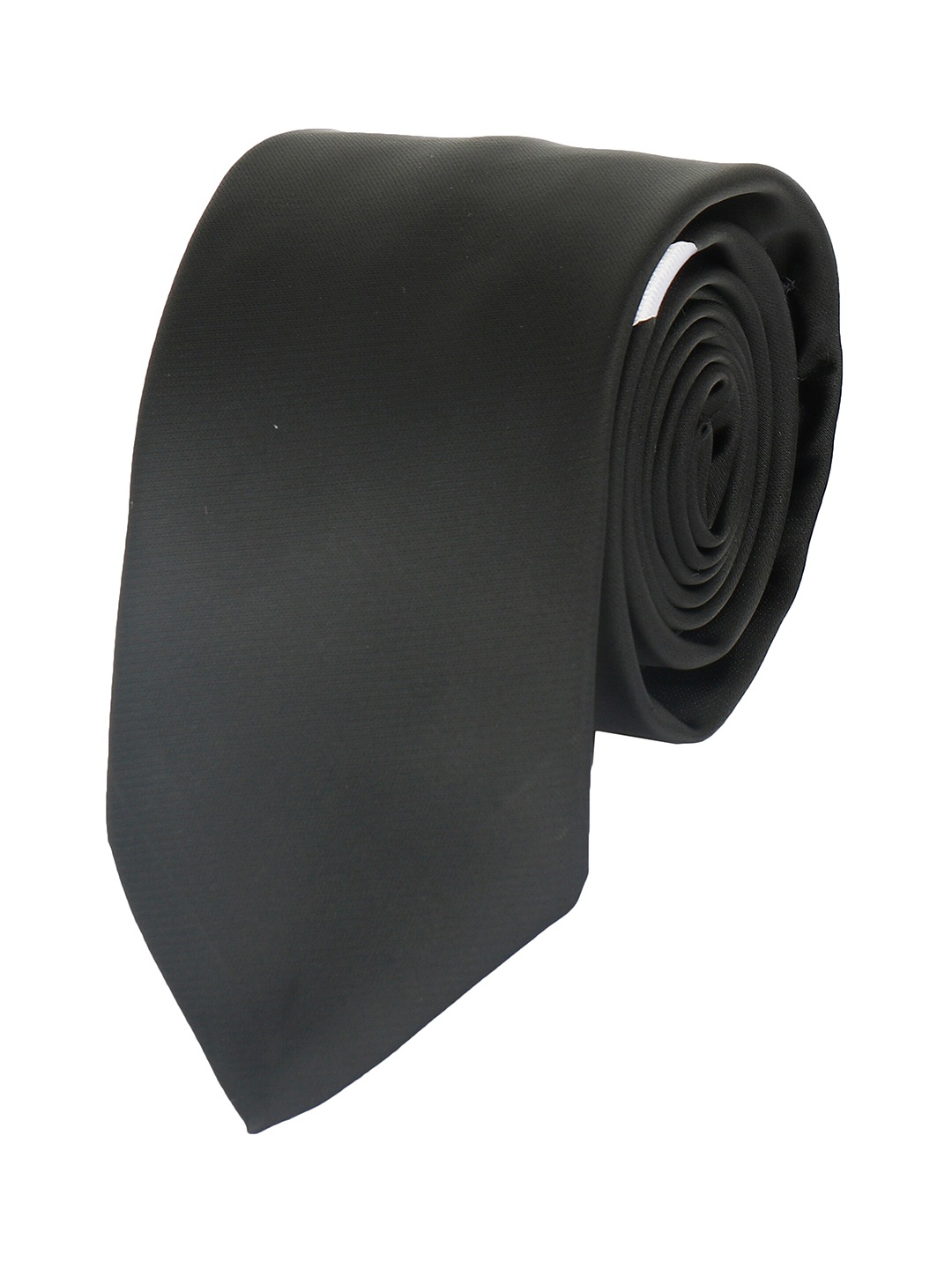 

Alvaro Castagnino Men Black & White Solid Skinny Tie