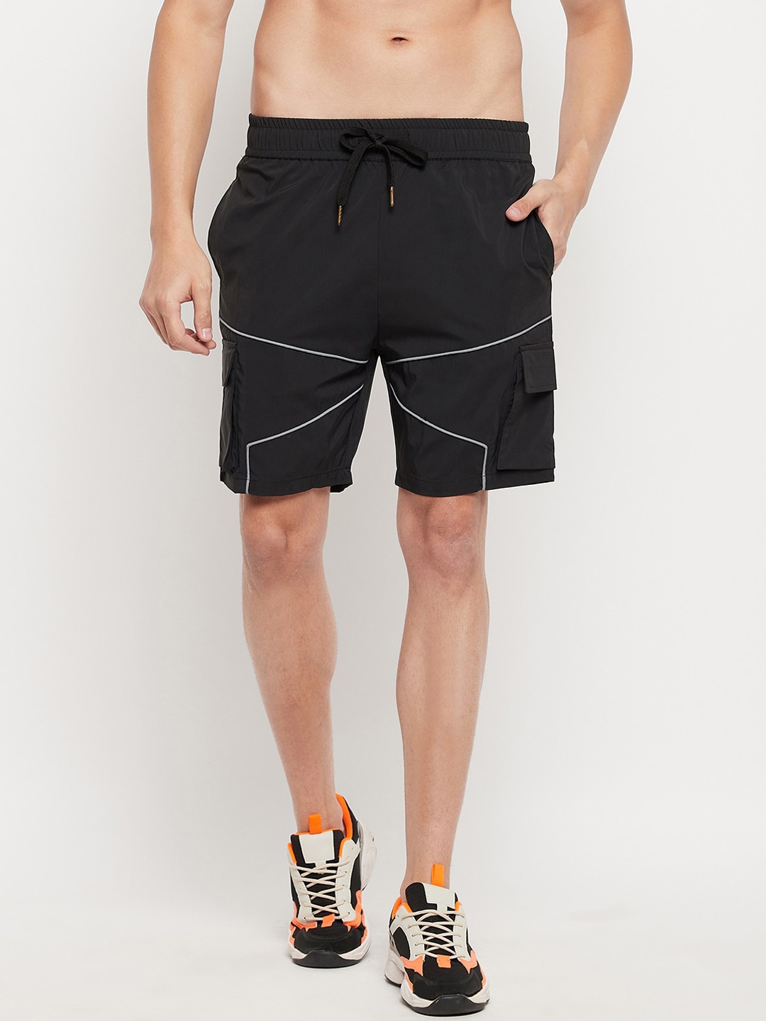 

FUGAZEE Men Black Sports Shorts