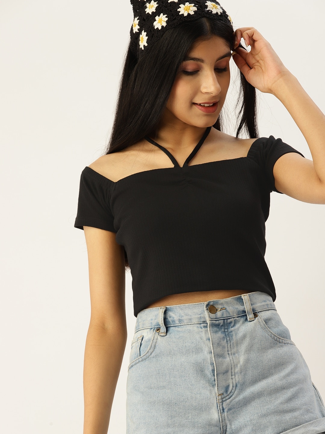 

DressBerry Teen Girls Black T-shirt