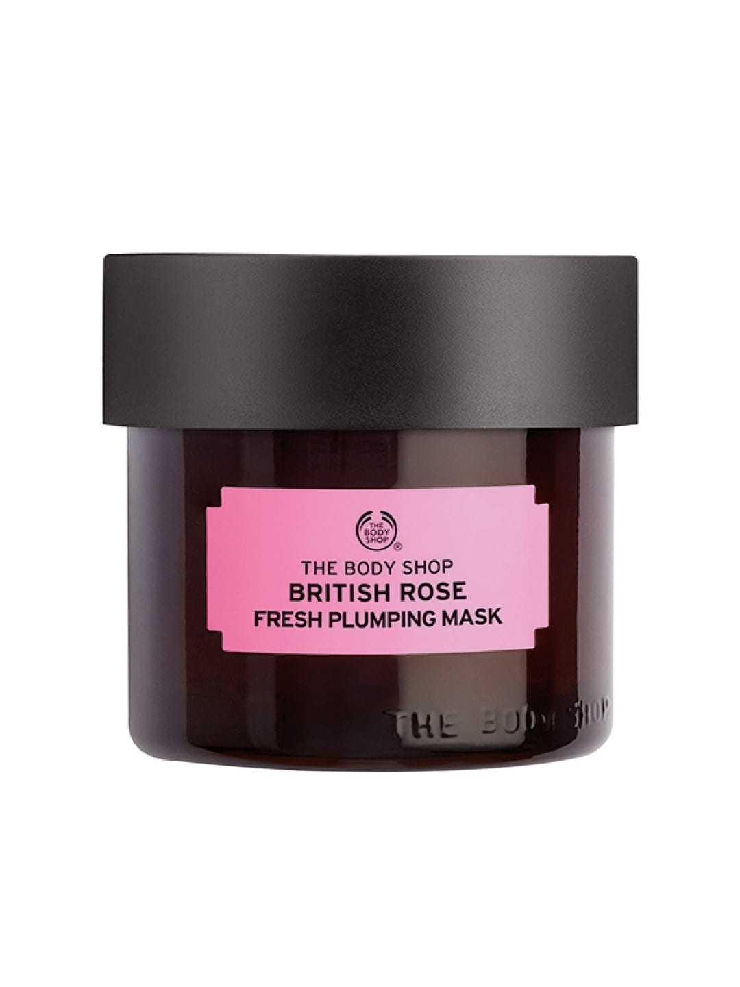 

THE BODY SHOP Unisex British Rose Fresh Sustainable Plumping Mask 75 ml, Black