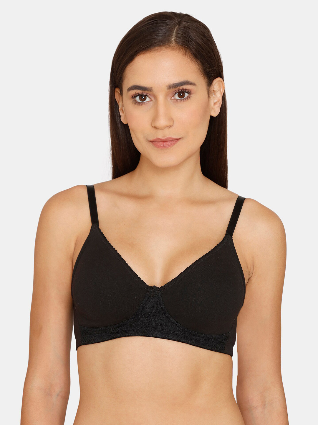 

Zivame Black Solid T-shirt Bra