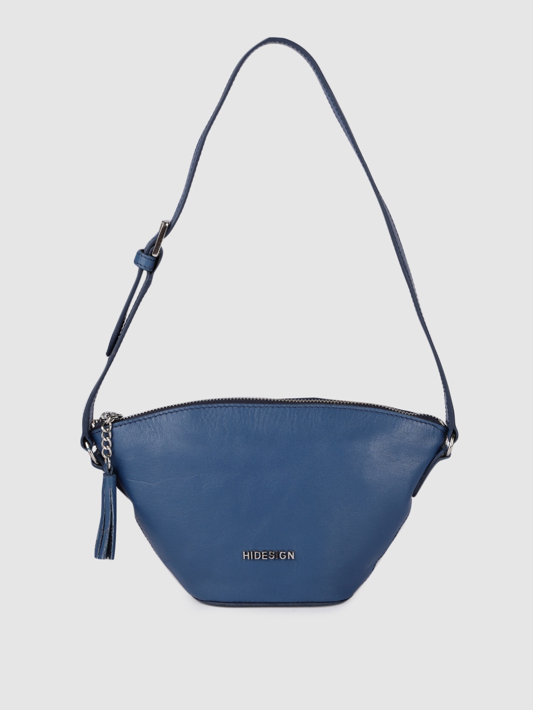 

Hidesign Women Blue Leather Solid Shoulder Bag