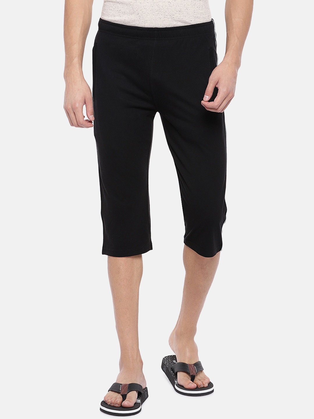 

Sweet Dreams Men Black Knee-Length Lounge Pants