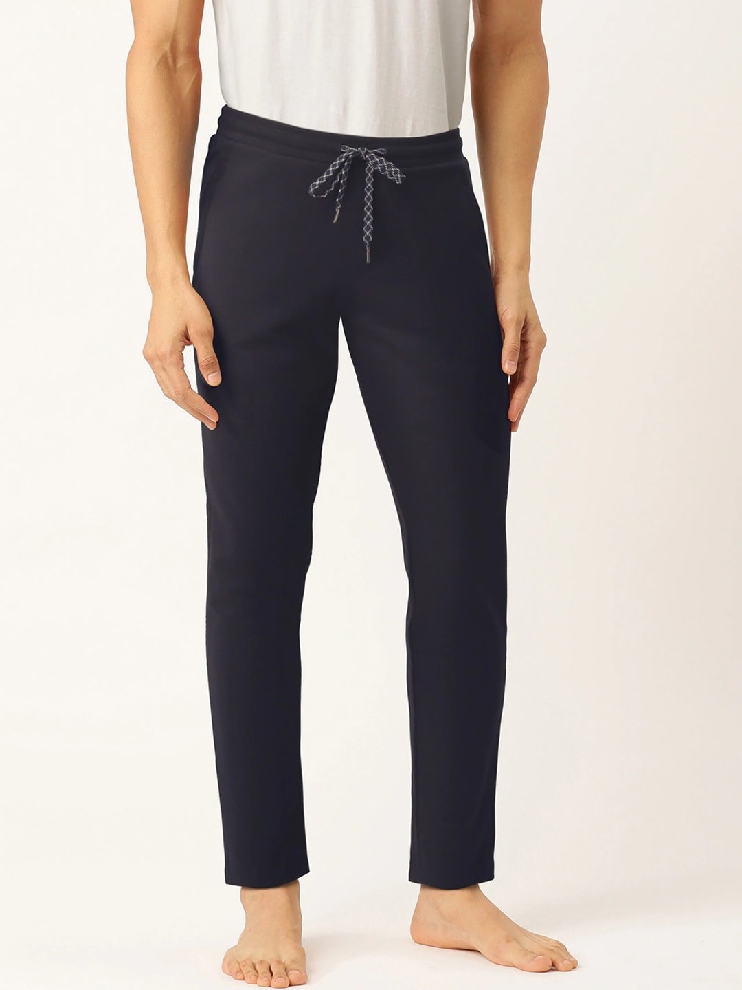 

Sweet Dreams Men Navy-Blue Solid Cotton Lounge Pant