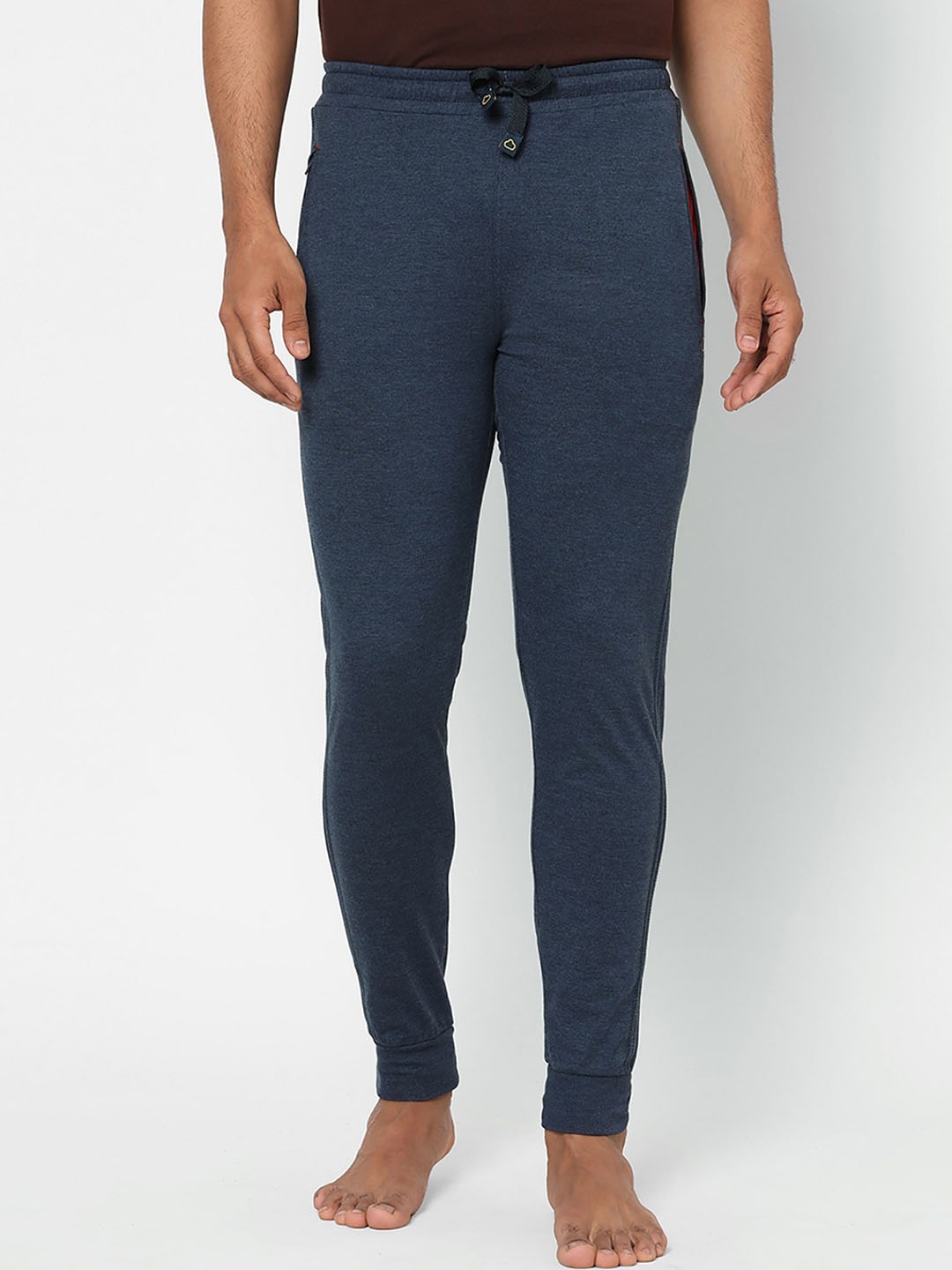 

Sweet Dreams Men Navy Blue Solid Mid Rise Lounge Pants
