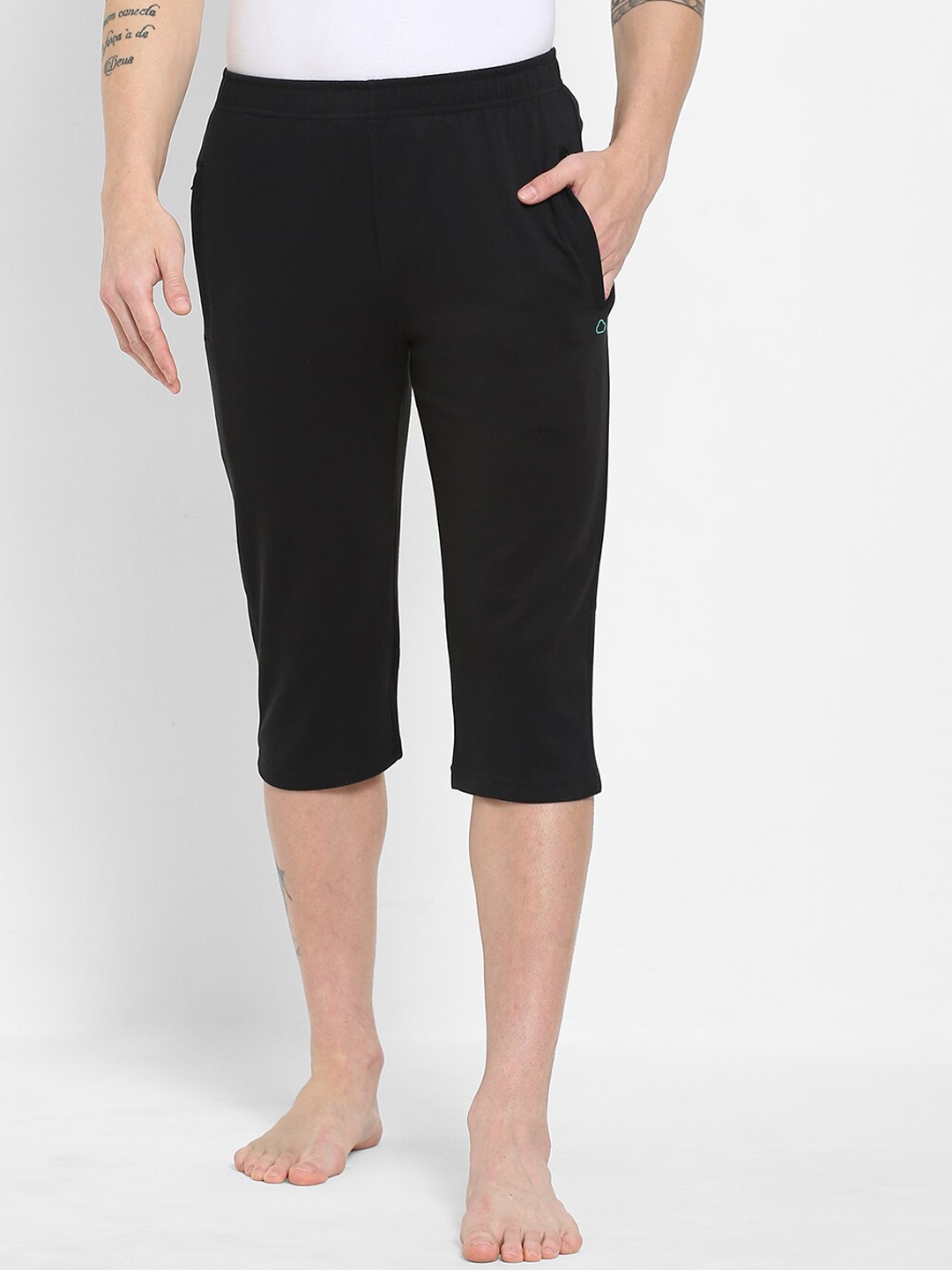 

Sweet Dreams Men Black Solid Lounge Pants