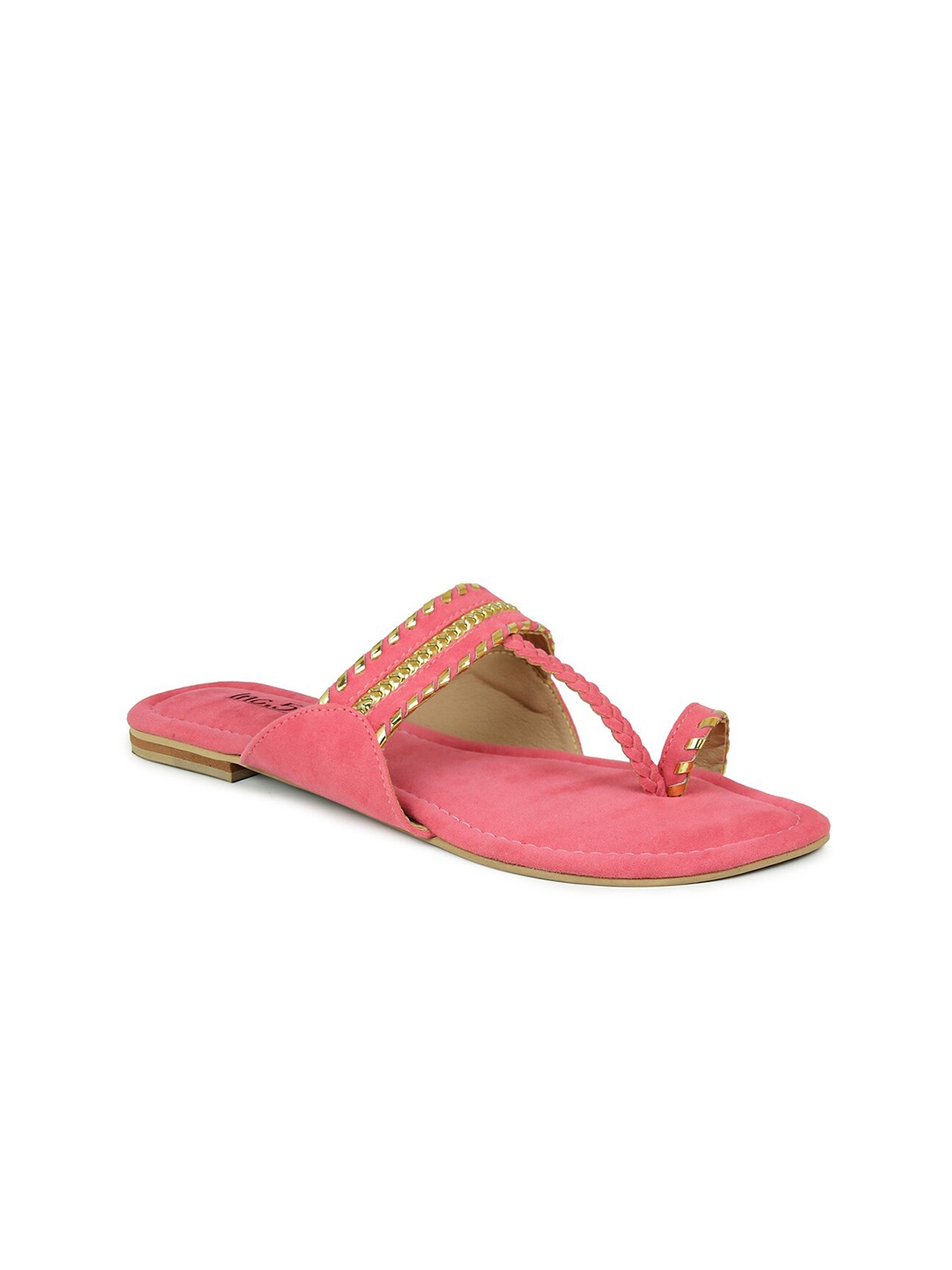

Inc 5 Women Pink Ethnic One Toe Flats