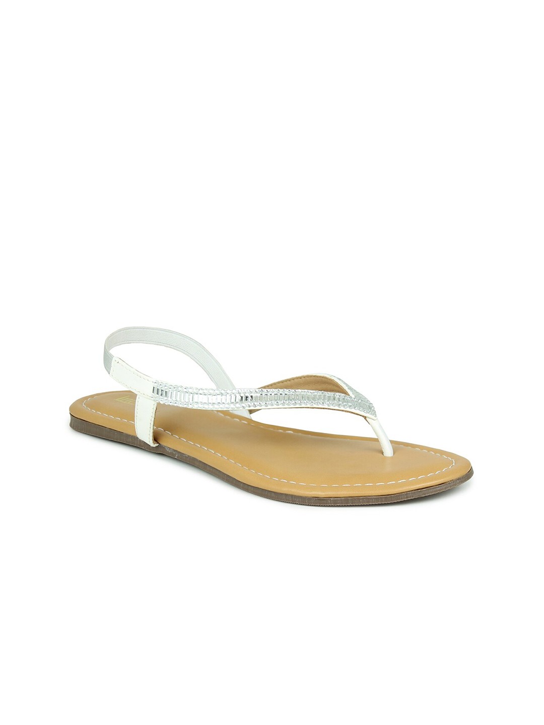 

Inc 5 Women White Open Toe Flats