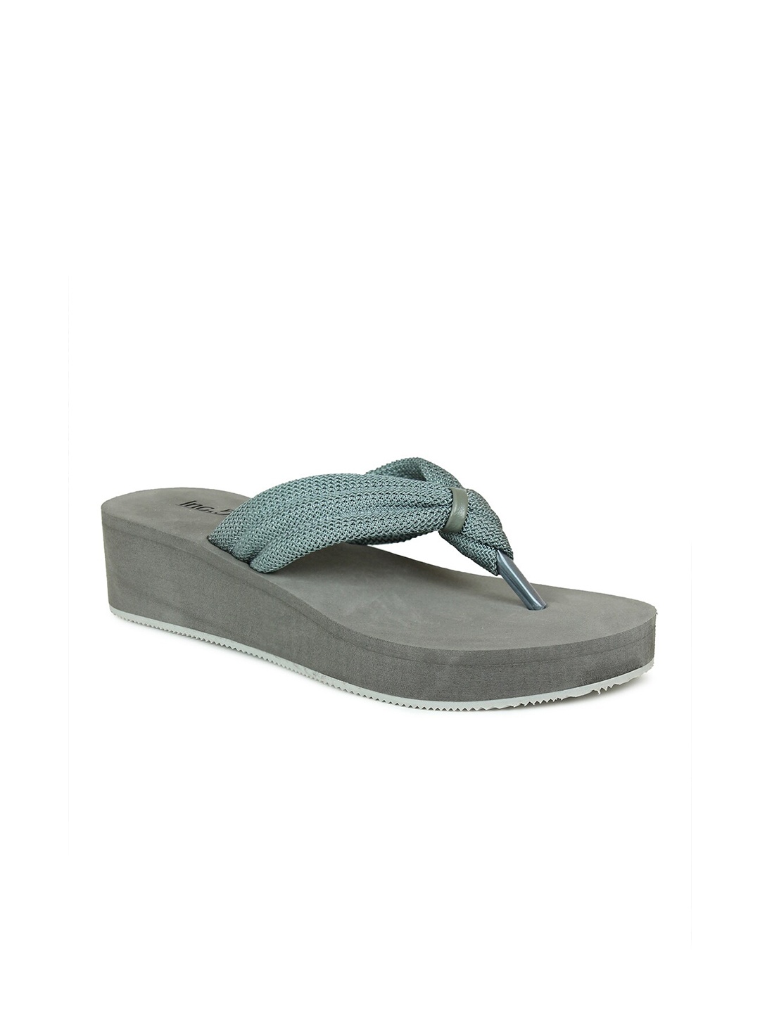 

Inc 5 Grey Platform Sandals