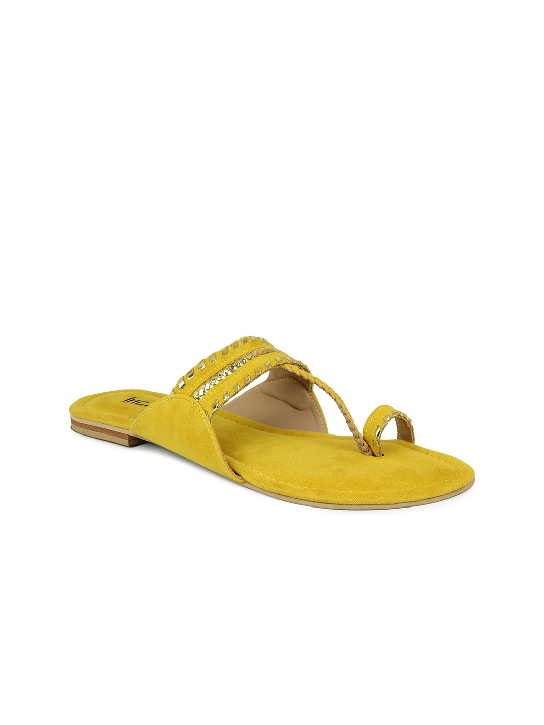 

Inc 5 Women Mustard One Toe Flats