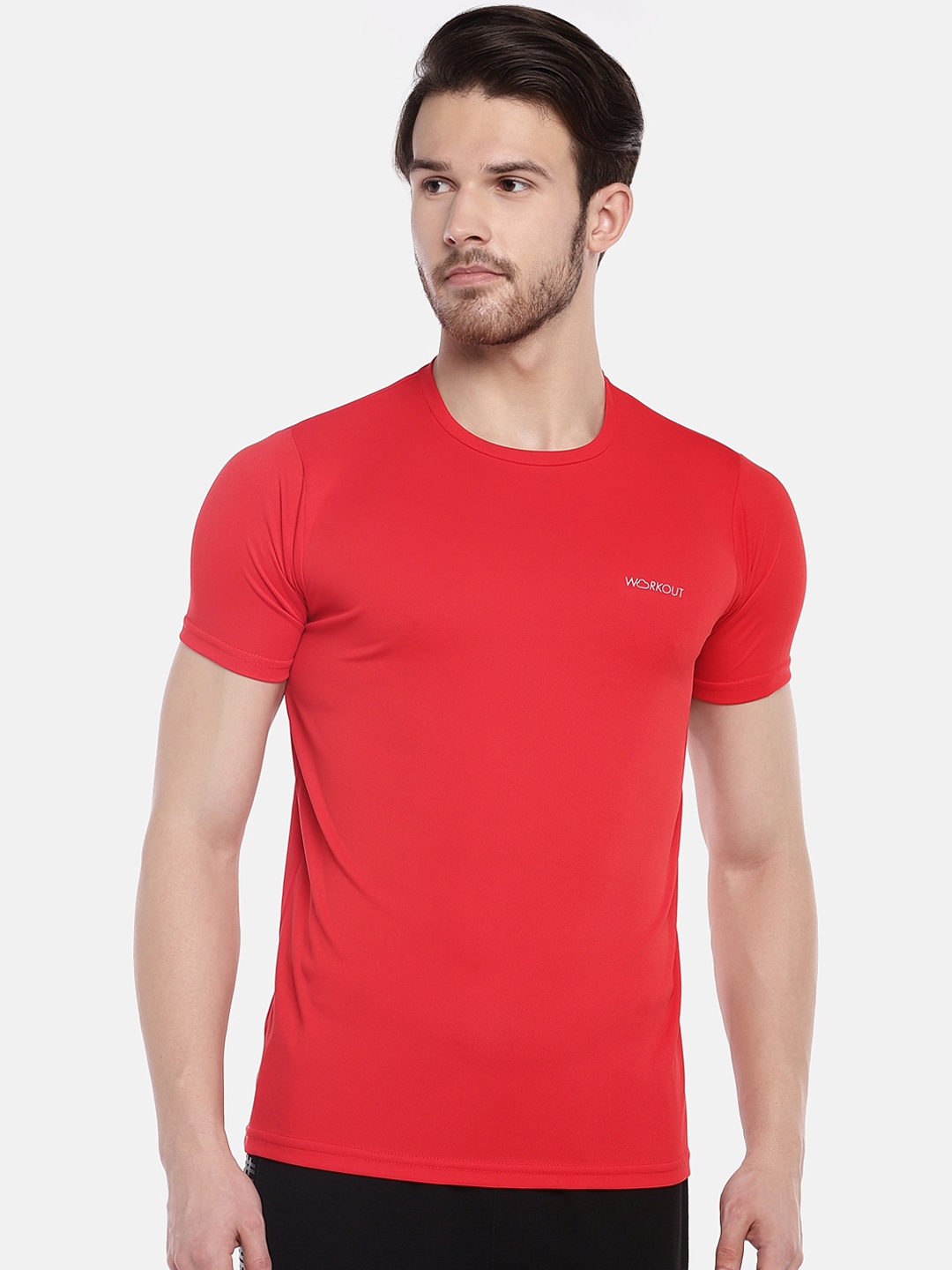 

Sweet Dreams Men Red Solid Lounge Tshirts