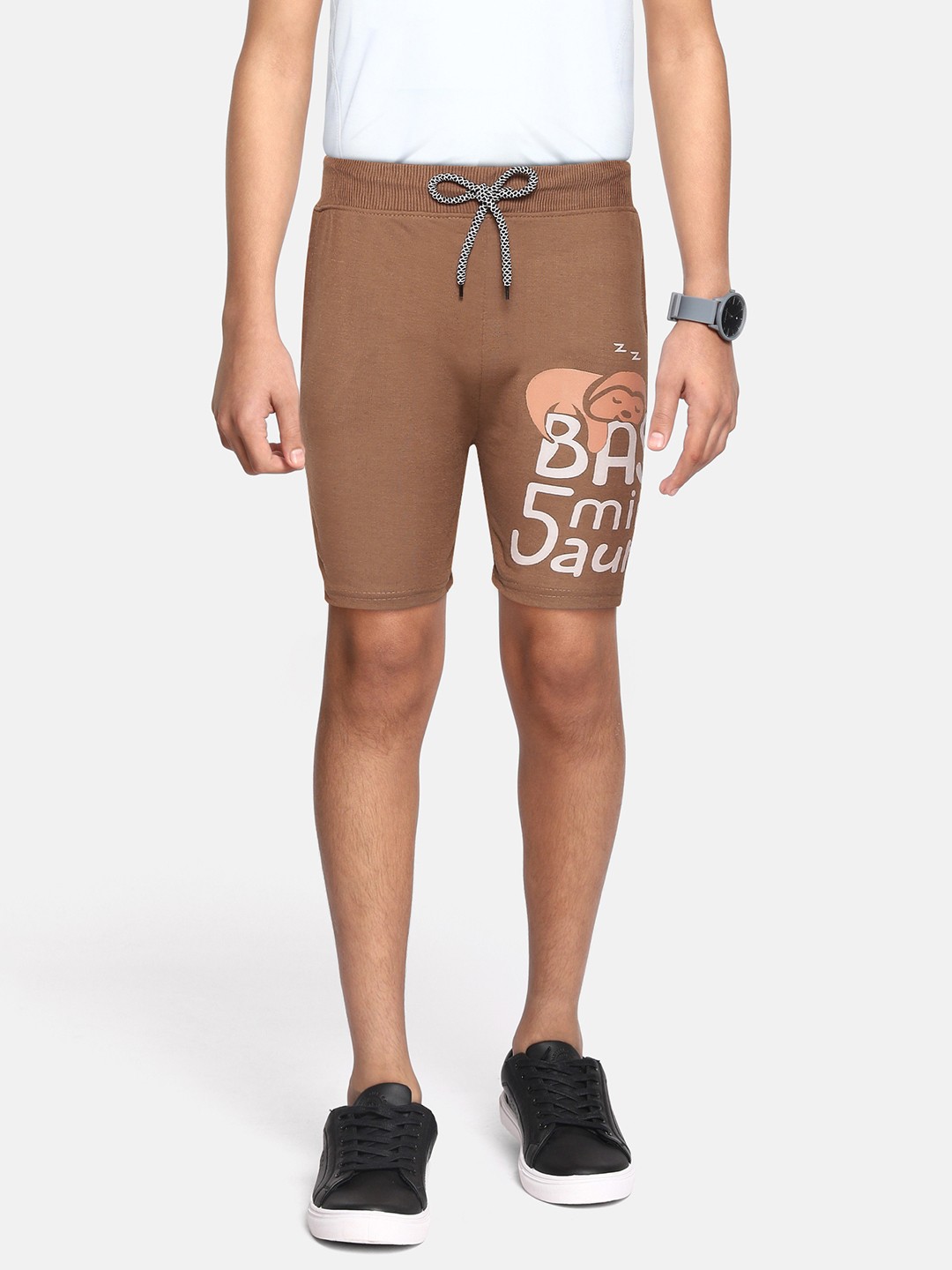 

Nick and Jones Kids Pack of 3 Cotton Shorts, Grey melange