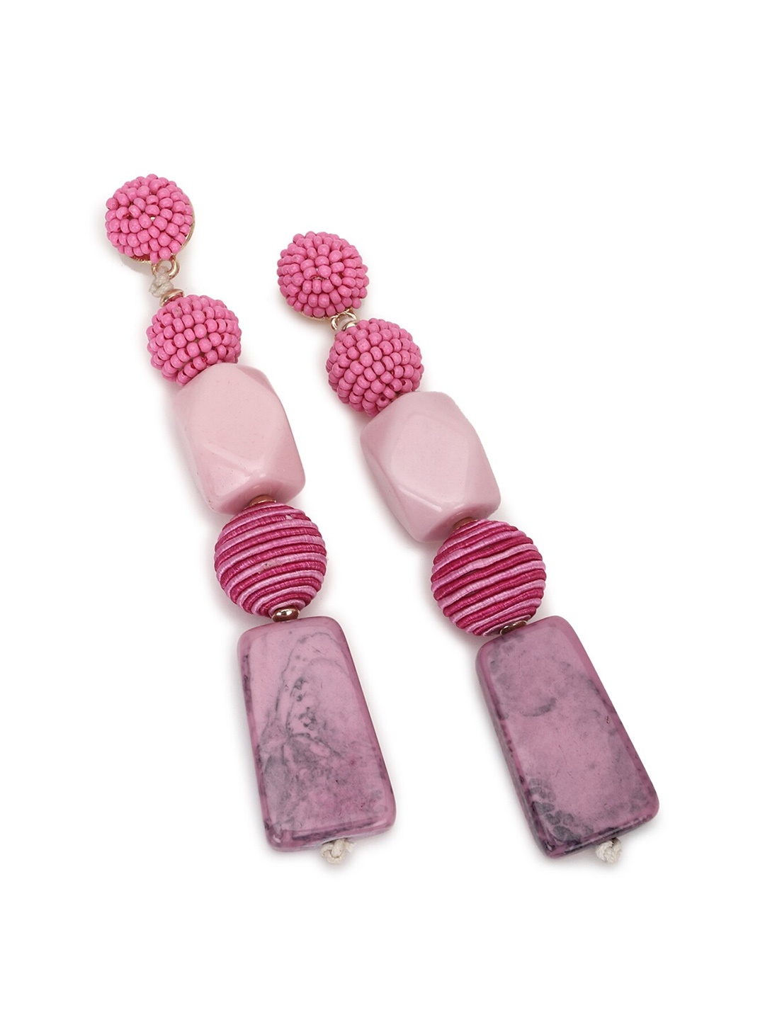 

FOREVER 21 Pink Contemporary Drop Earrings