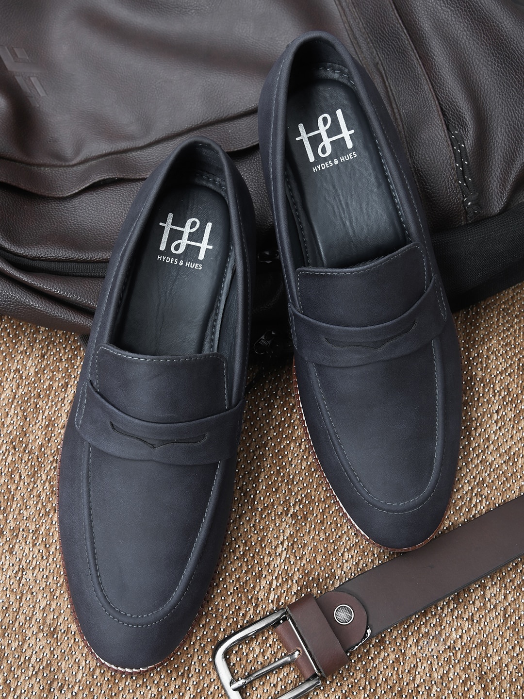 

Hydes N Hues Men Blue Slip-On Sneakers