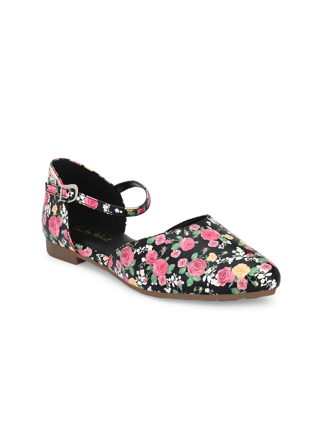 

TimberWood Women Black Printed Ballerinas Flats